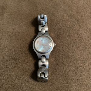 Fossil Stainless Steel Waterproof Silver Watch